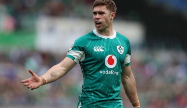 Jack Crowley out of Ireland squad for Nations Championship