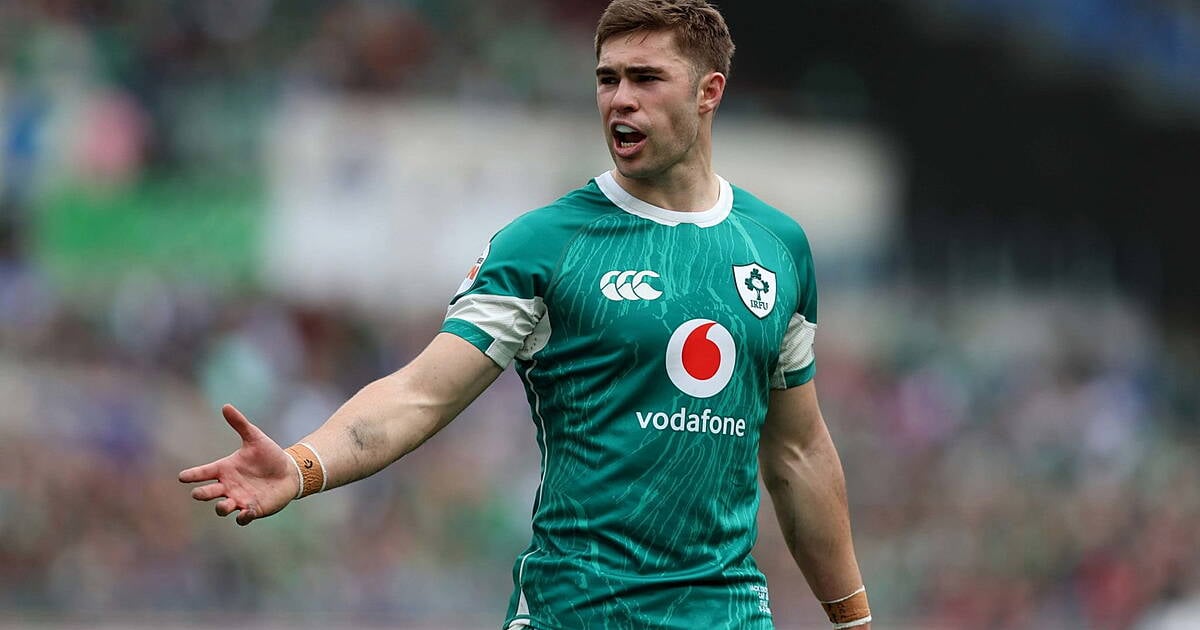 Jack Crowley out of Ireland squad for Nations Championship