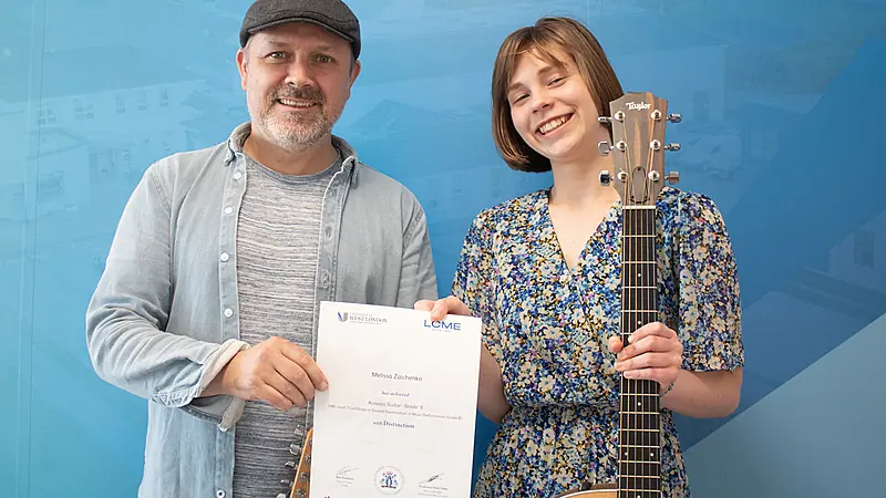 Letterkenny guitarist earns Grade 8 Distinction at just 15