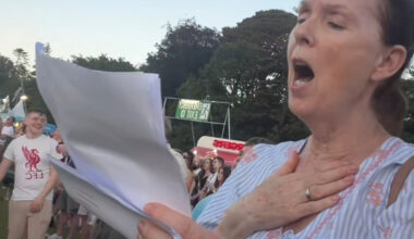 Irish mum responds after going viral at Lewis Capaldi
