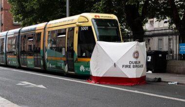 Man (70s) dies after being struck by Luas tram