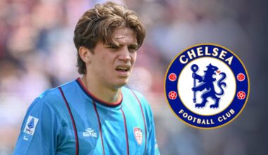 Marco Palestra with Chelsea adge