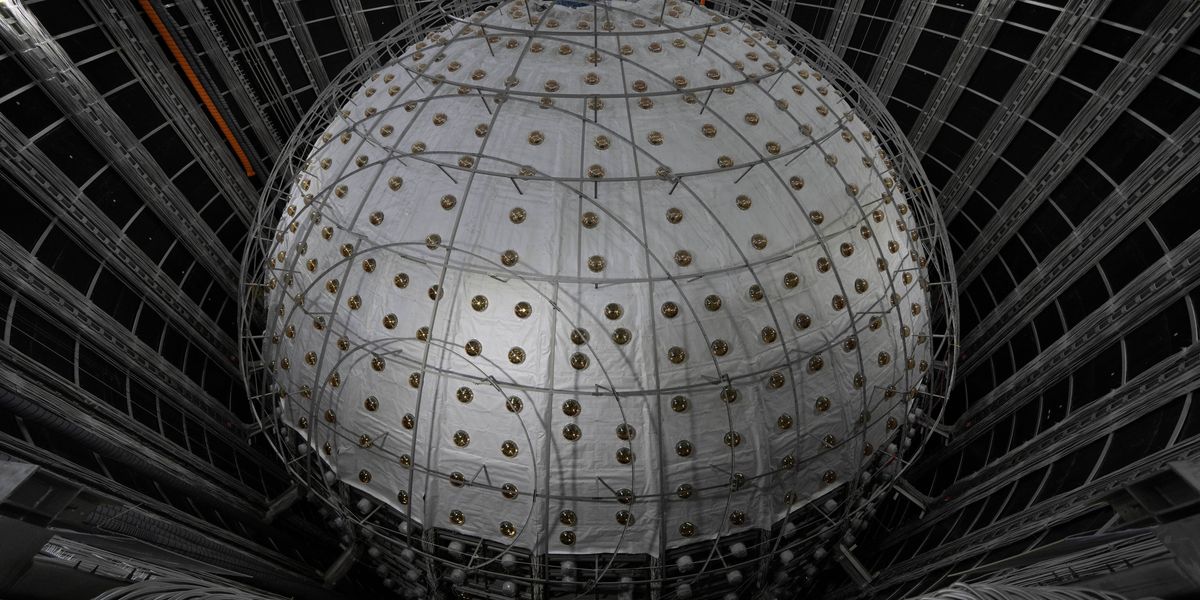 An underground detector in China unveils its first major findings about mysterious ghost particles