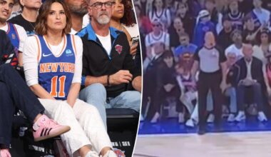 'SVU' star Mariska Hargitay's expensive Knicks celebrity row seat blocked by ref