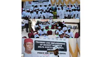 Ned Nwoko empowers 500 Delta women, youths with grants, POS machines