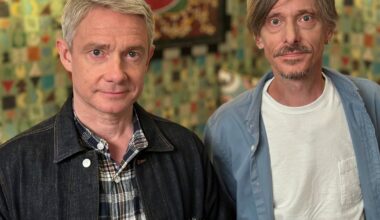 Martin Freeman and Mackenzie Crook reunite for The Office anniversary