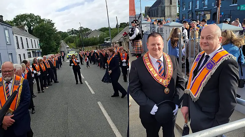 Orange lodges begin marching season across in Donegal