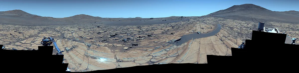 Enhanced-colour view of an area on Mars nicknamed 'Flabreen', captured by NASA's Perseverance Mars rover on 26 May 2025. Credit: NASA/JPL-Caltech/ASU/MSSS