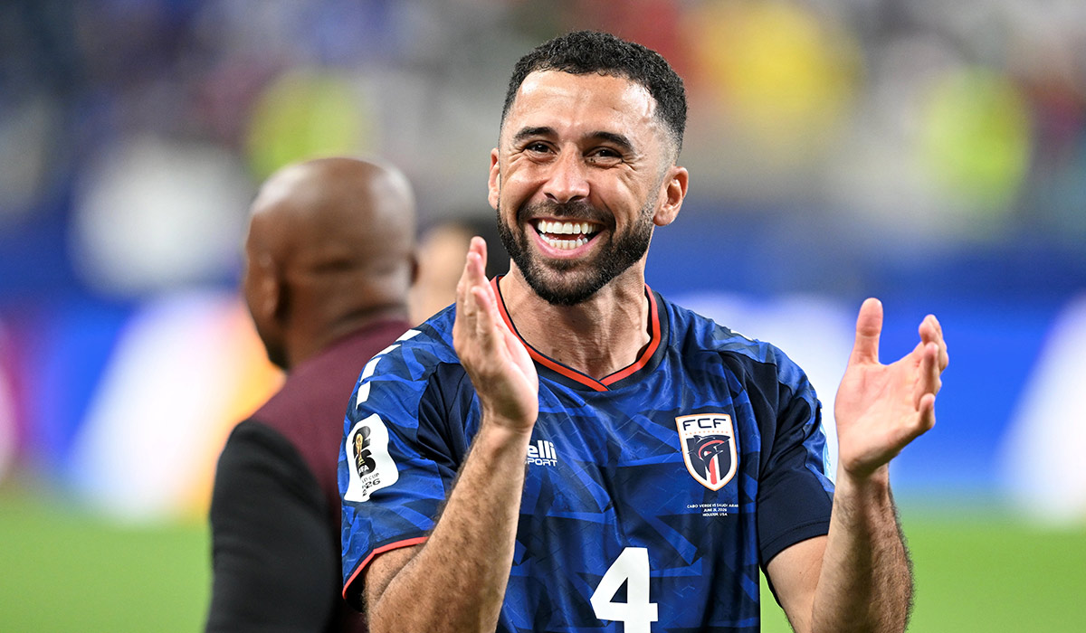 Roberto Lopes of Cabo Verde celebrates after the 2026 FIFA World Cup Group H match. Pic: Sportsfile