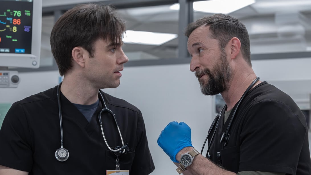 Patrick Ball and Noah Wyle, The Pitt