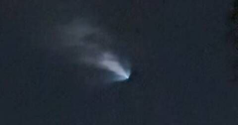 'Thought it was a plane crashing': mysterious object…