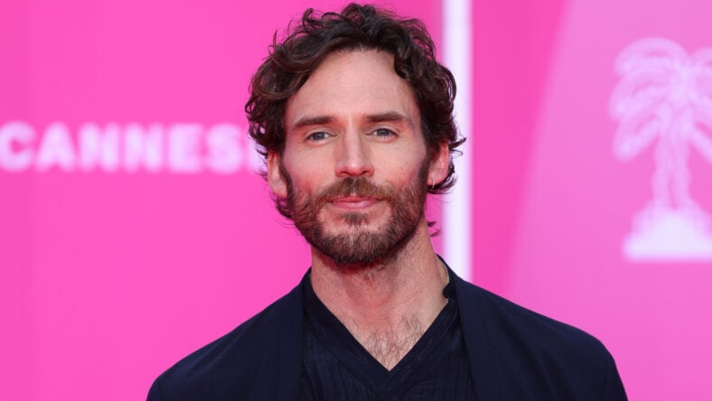 Sam Claflin shirtless birthday photo