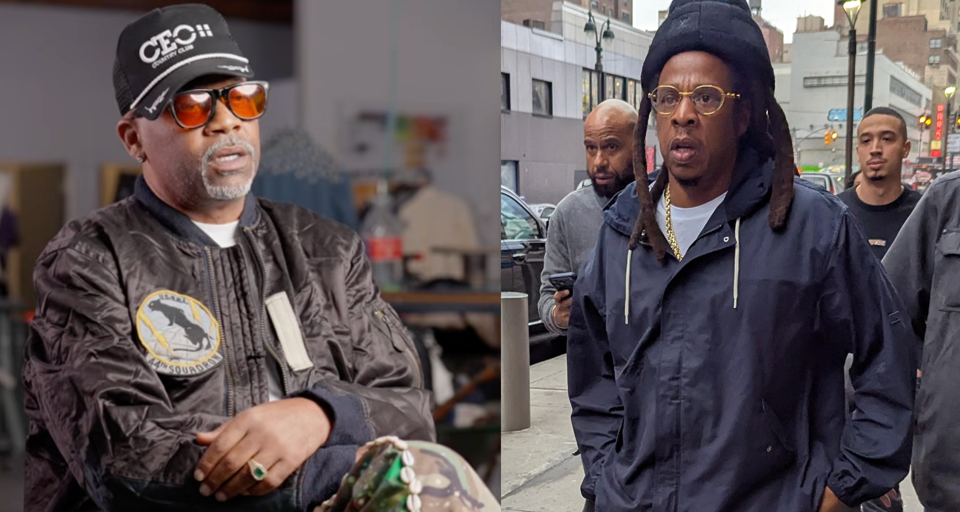 Jay-Z and Dame Dash