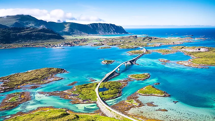 The open Atlantic Ocean