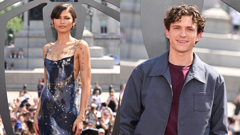 Zendaya & Tom Holland at Spider-Man photocall in London