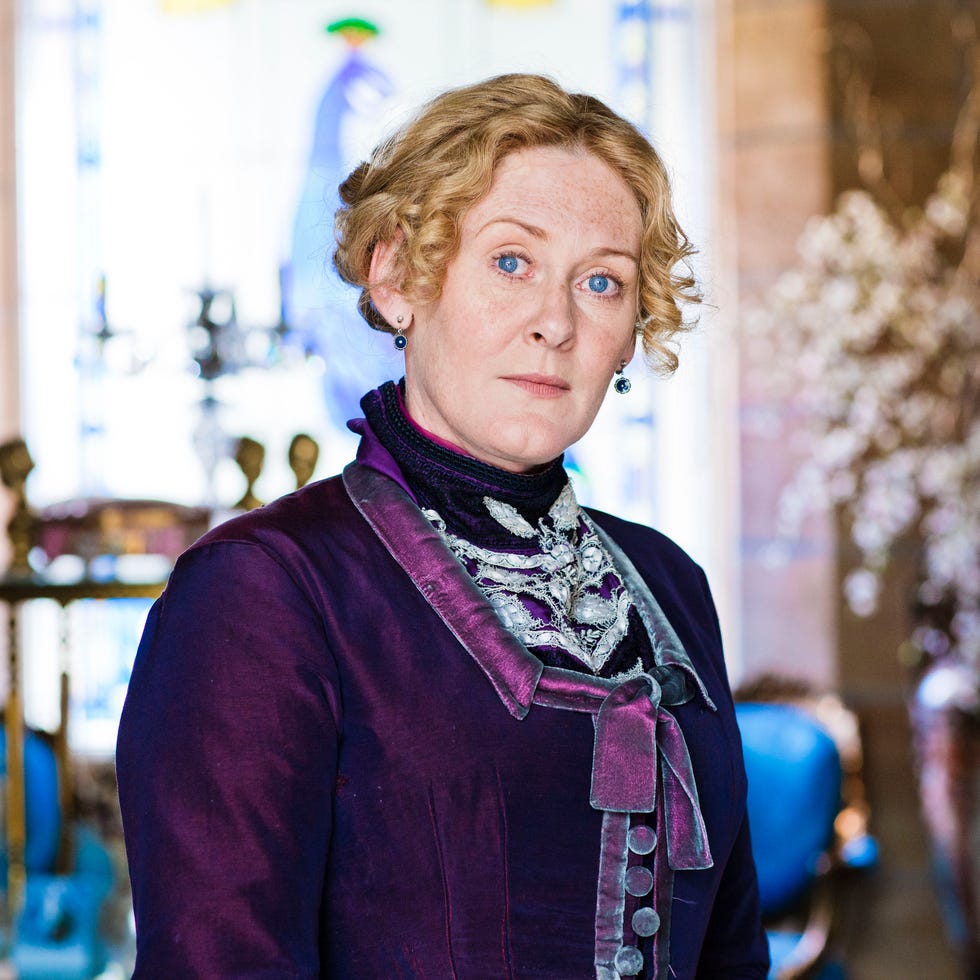 the paradise series 1 picture shows: miss audrey (sarah lancashire)