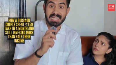 How a Gurgaon couple spent ₹1.59 lakh in a month and still invested more than half their income