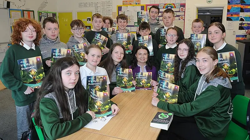 Tiny Donegal school completes national business programme