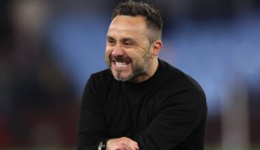 De Zerbi Disagrees With Tottenham Chiefs Over Transfer of Luka Vuskovic