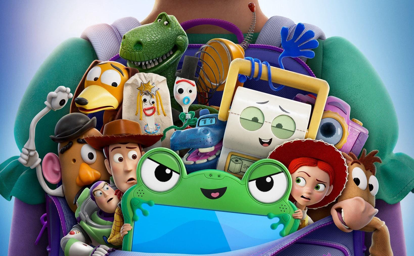 International poster for Toy Story 5 featuring new and returning characters.
