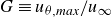 upper G identical to u Subscript theta comma italic max Baseline divided by u Subscript normal infinity