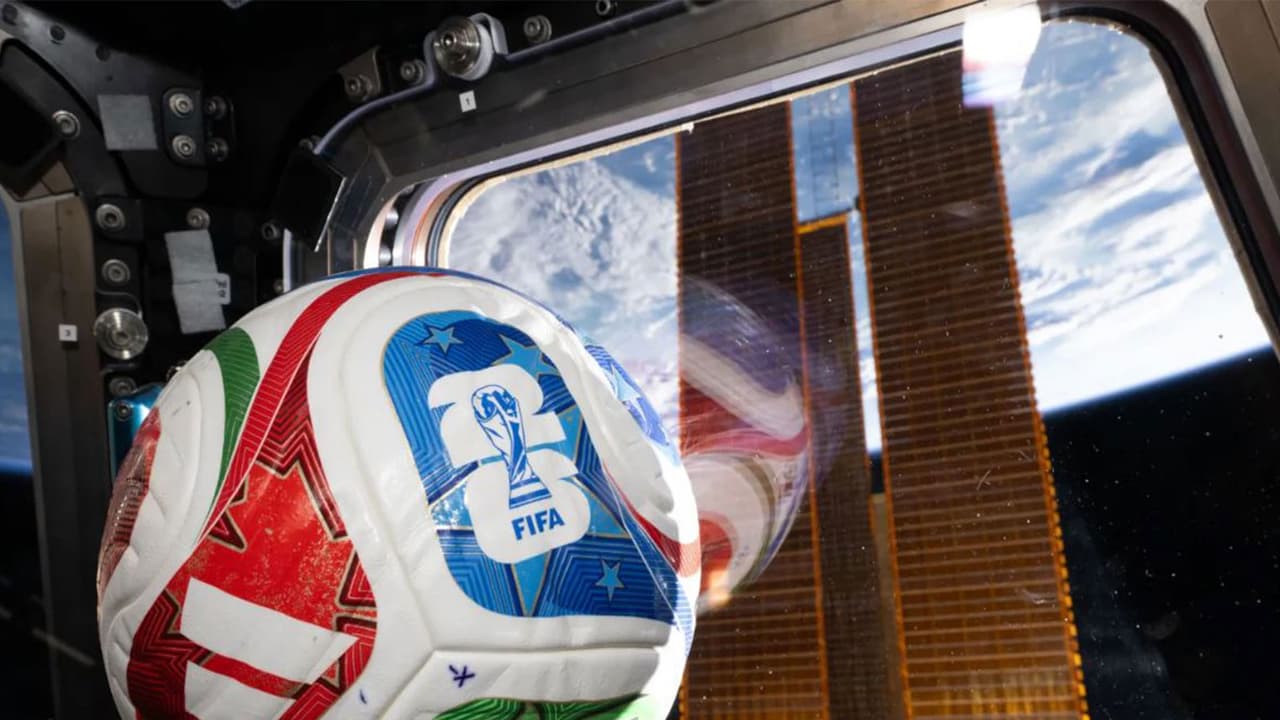 NASA astronauts test 2026 FIFA World Cup ball 'Trionda' on ISS