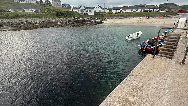 Warning issued over risk for swimmers at Portnoo Pier