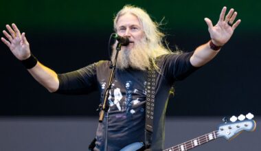 Troy Sanders of Mastodon onstage in 2025