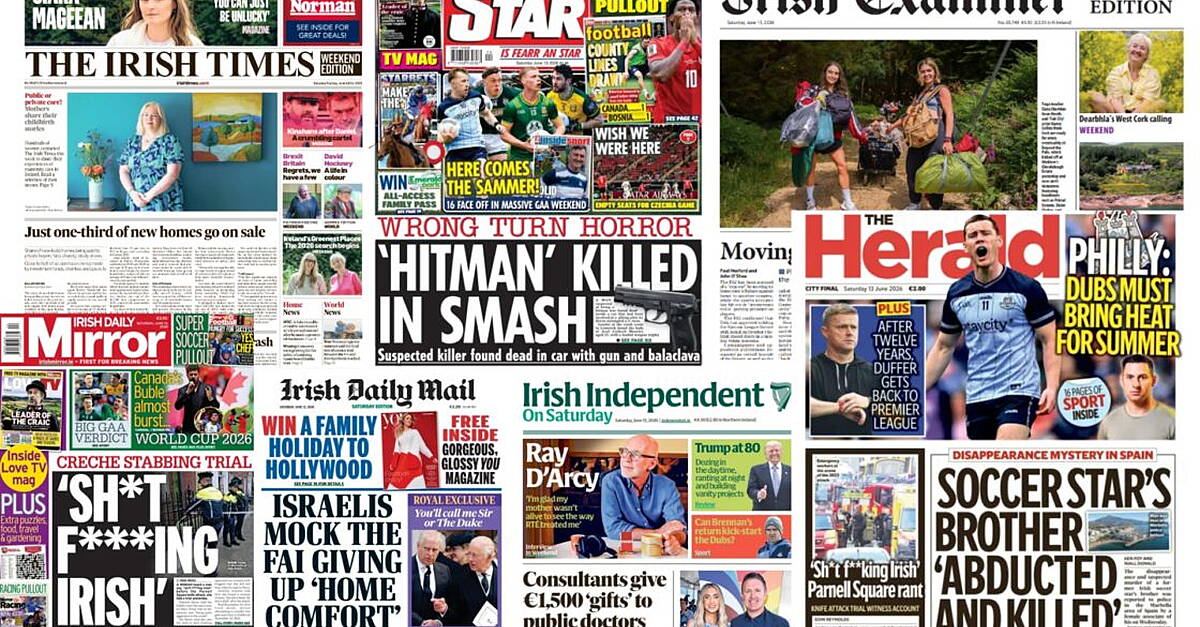 What the papers say: Saturday's front pages
