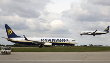 Ryanair profits slump 34% on fuel cost spike, shares sink
