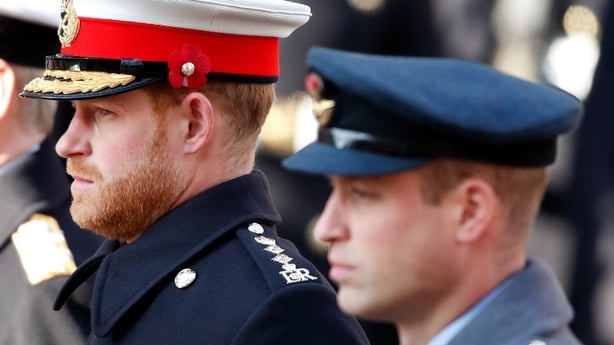 Princes Harry and William