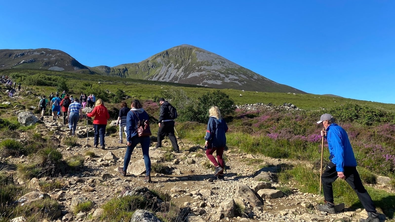 Road safety theme for Reek Sunday on Croagh Patrick