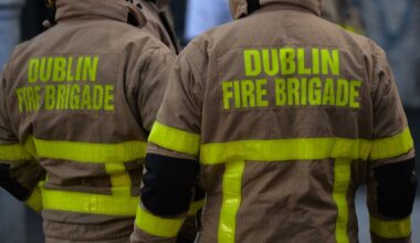 Fire services working to put out gorse fire in Glencullen
