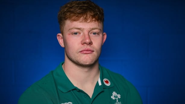 10 February 2026; Bryn Ward poses for a portrait after an Ireland Rugby media conference at the IRFU High Performance Centre in Dublin. Photo by Brendan Moran/Sportsfile