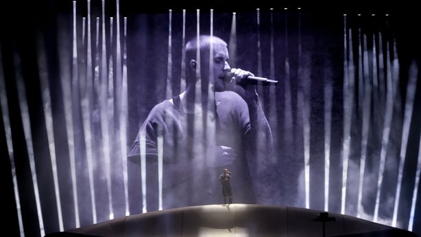 Justin Bieber performs at the Coachella Stage during the 2026 Coachella Valley Music and Arts Festival at Empire Polo Club on 11 April, 2026 in Indio, California. (Photo by Kevin Mazur/Getty Images for Coachella)