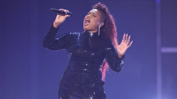 Jennifer Hudson sings at the 51st AFI Lifetime Achievement Award: A Tribute Celebrating Eddie Murphy at Dolby Theatre on 18 April, 2026 in Los Angeles, California. (Photo by Kevin Winter/Getty Images)