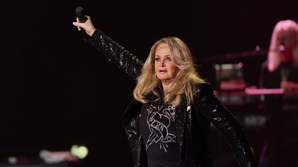 Bonnie Tyler performs onstage during a concert at Preto e Prata Hall in Casino Estoril on 29 April, 2023. (Photo by Horacio Villalobos#Corbis/Corbis via Getty Images)