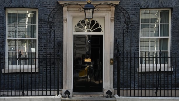 A general view of 10 Downing Street