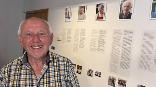 PJ Haverty at the Tuam exhibition