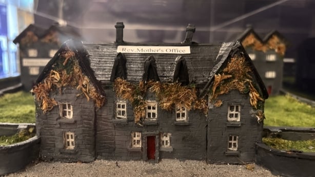 A model of the house at the Tuam exhibition