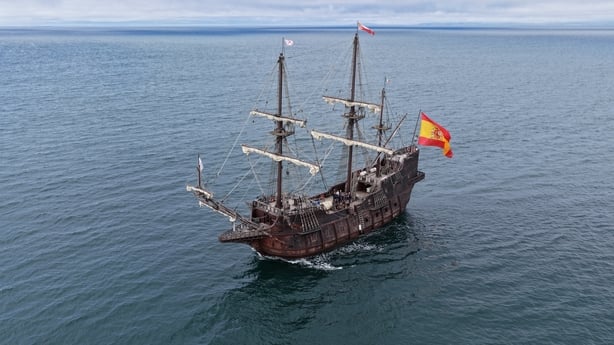 spanish galleon seen sailing off sligo coast 