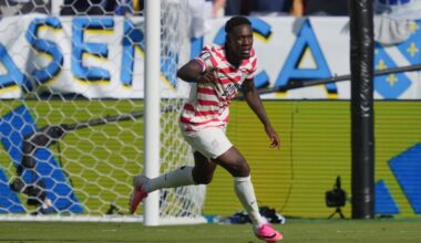 Balogun scores and sees red as USA beat brave Bosnia