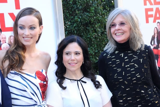 Three actors on the red carpet