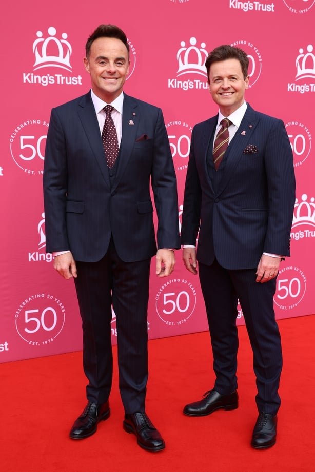 Ant McPartlin and Declan Donnelly aka Ant and Dec attend The King's Trust 50th Anniversary Celebration at Royal Albert Hall on 11 May, 2026 in London. (Photo by Neil Mockford/WireImage)