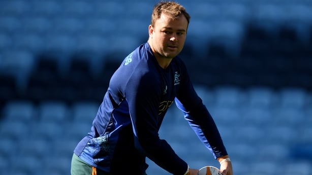 3 July 2026; Captain Harry Wilson during the Australia Rugby captain's run at Allianz Stadium in Sydney, Australia. Photo by Brendan Moran/Sportsfile