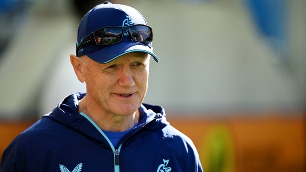 3 July 2026; Head coach Joe Schmidt during the Australia Rugby captain's run at Allianz Stadium in Sydney, Australia. Photo by Brendan Moran/Sportsfile