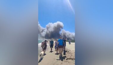 Irish family flee French campsite due to wildfires