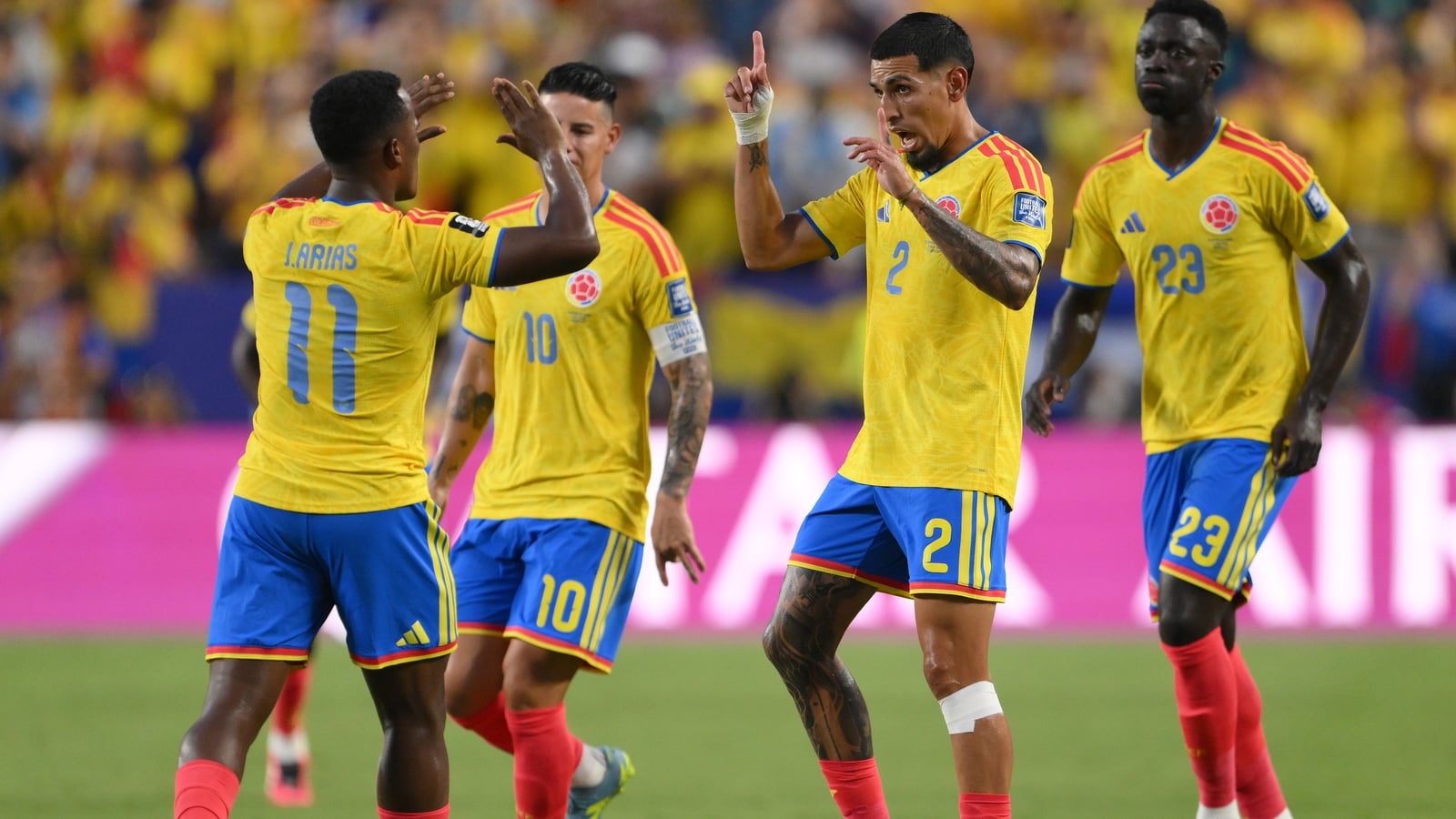 Arias goal helps Colombia progress as they outclass Ghana
