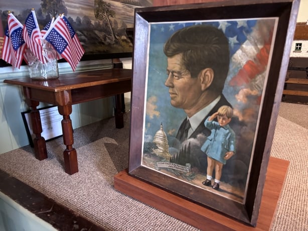 A picture for US president JFK