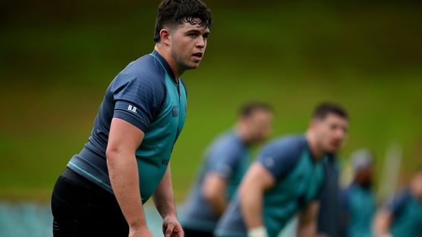 26 June 2026; Billy Bohan during an Ireland rugby squad training session at Leichhardt Oval in Sydney, Australia. Photo by Brendan Moran/Sportsfile